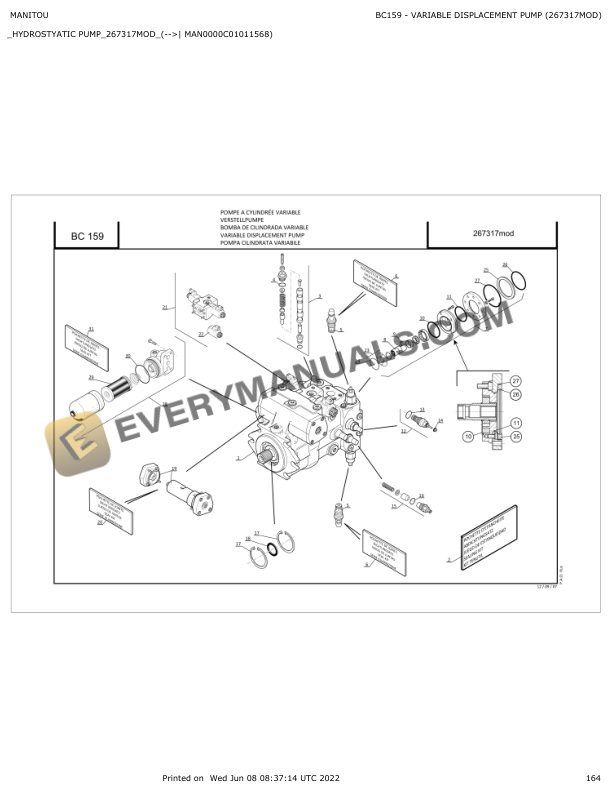 Manitou MT 1440 HA 100P ST4 S1, MT 1840 HA 100P ST4 S1 Parts Manual 647596 5 Manitou MT 1440 HA 100P ST4 S1, MT 1840 HA 100P ST4 S1 Parts Manual 647596 - Image 3