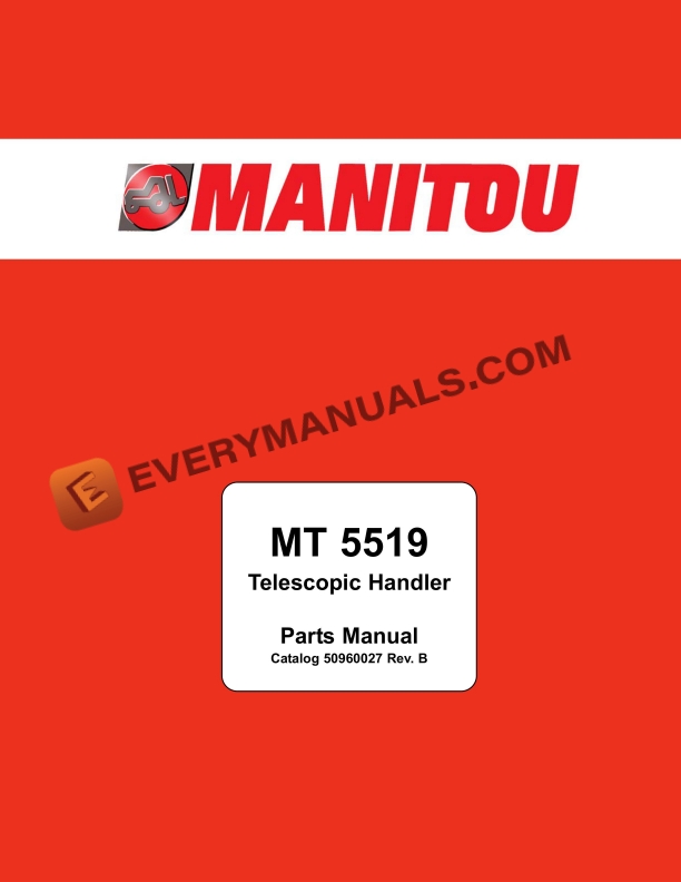 manitou mt 5519 telescopic handler parts manual 50960027b 1