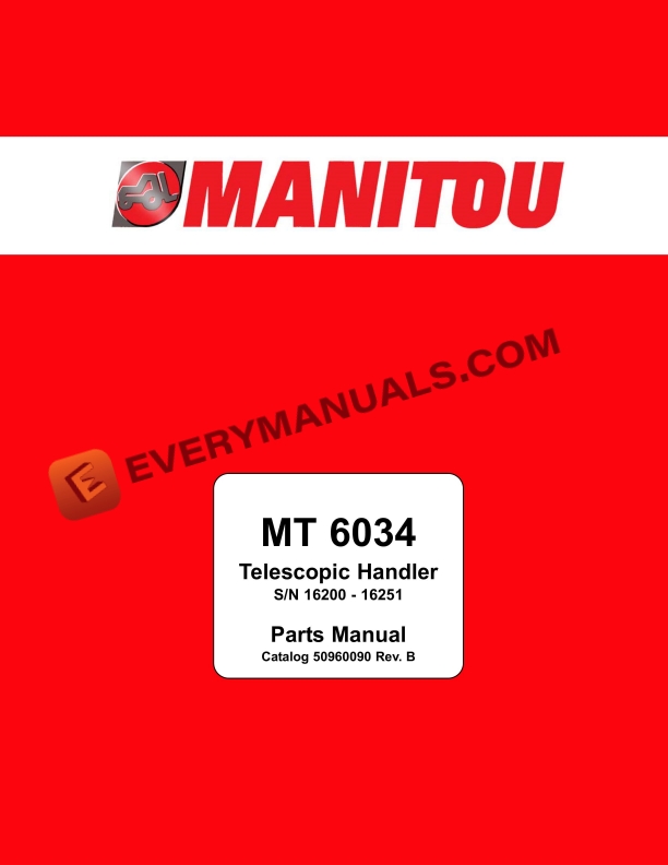 manitou mt 6034 parts manual 50960090b 1