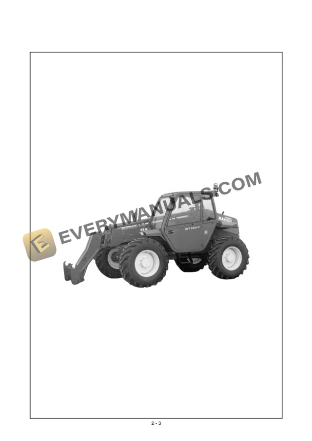 Manitou MT 728-2 Series 1, MT 728-4 Series 1, MT 928-4 Series 1, MT 728-2 Turbo Series 1, MT 728-4 Turbo Series 1, MT 928 Operator Manual 547103EN-2