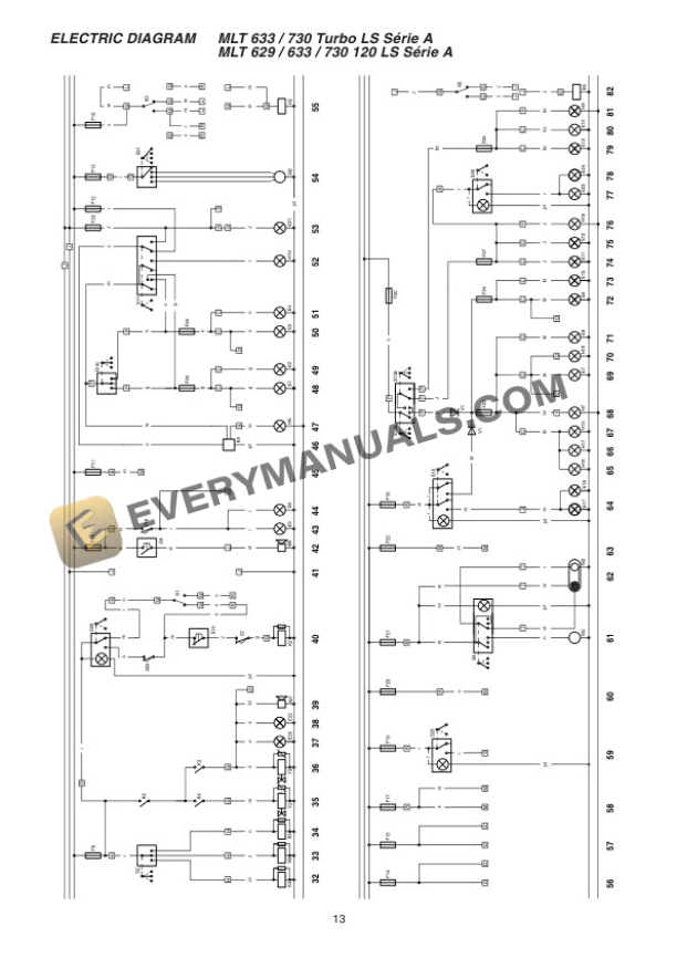 Manitou MT 732 S1 et A to MLT 633 120 LS POWERSHIFT S1 et A Repair Manual 0-1-M30EN 6 Manitou MT 732 S1 et A to MLT 633 120 LS POWERSHIFT S1 et A Repair Manual 0-1-M30EN - Image 4