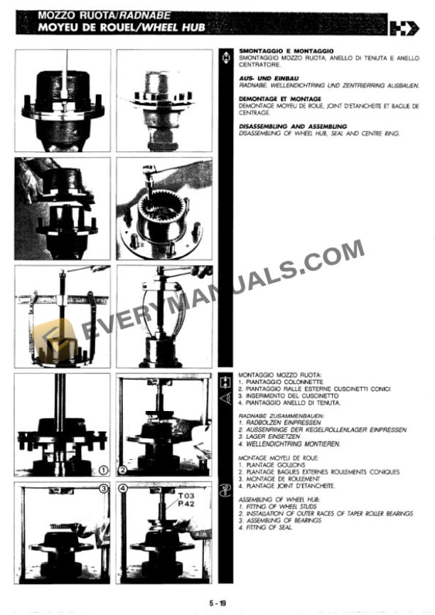 Manitou MT 830 CP, MT 840 CP, MT 930 CP, MT 930 SCP, MT 1230 SCP, MT 830 CP Turbo, MT 840 CP Turbo, MT 930 CP Turbo, MT 930 SCP Turbo, MT 1230 SCP Turbo Repair Manual 47940EN-3