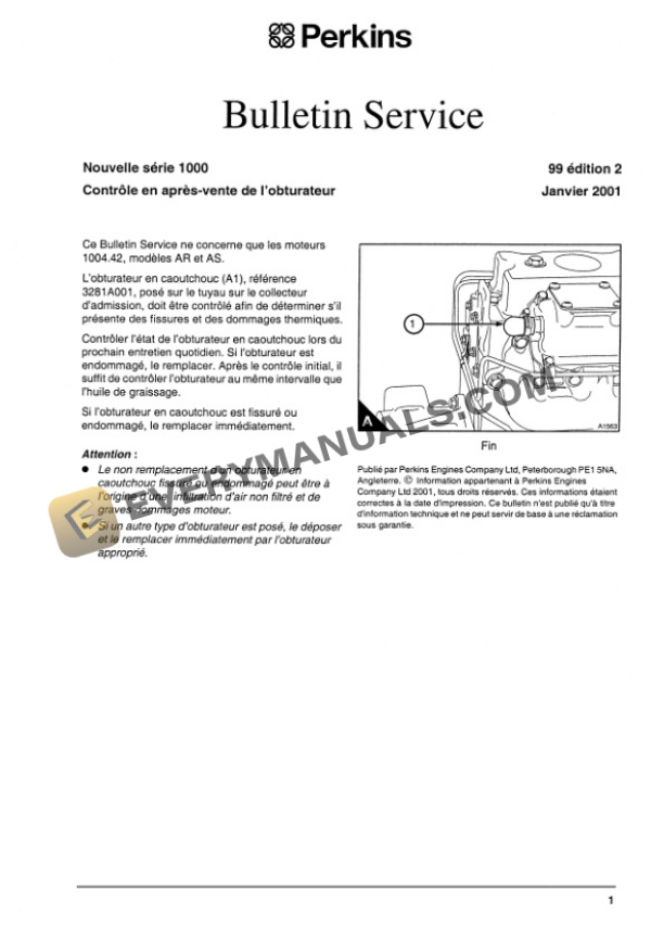 Manitou MT 845 H Turbo Series 1 to MT 1645 HSL Turbo Mono-Ultra Series 1 Service Manual M49FR FR-3