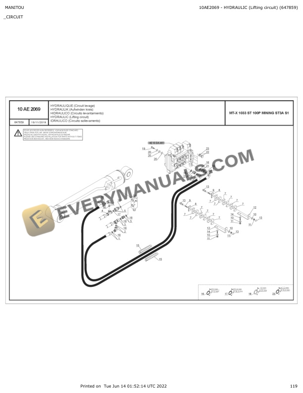 Manitou MT-X 1033 ST 100P MINING ST3A S1 Parts Manual 647859 5 Manitou MT-X 1033 ST 100P MINING ST3A S1 Parts Manual 647859 - Image 3