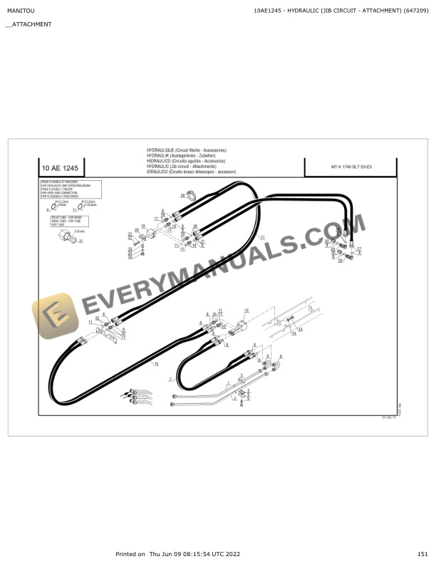 Manitou MT-X 1740 SLT S3-E3 Parts Manual 647209 5 Manitou MT-X 1740 SLT S3-E3 Parts Manual 647209 - Image 3