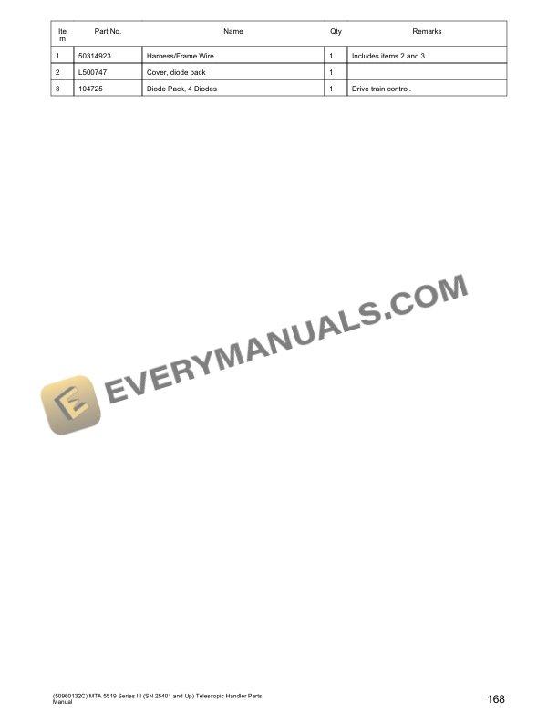 Manitou MTA 5519 Series III Telehandler Parts Manual 50960132C 6 Manitou MTA 5519 Series III Telehandler Parts Manual 50960132C - Image 4
