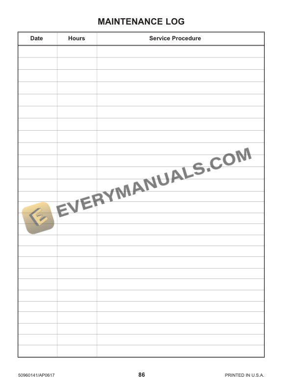 Manitou MTA 6034 Series III Telescopic Handler Operator Manual 50960141 Revision A 7 Manitou MTA 6034 Series III Telescopic Handler Operator Manual 50960141 Revision A-5