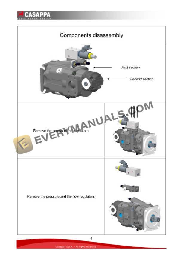 Manitou MVP60,84D,0658 LSF Pump Repair Manual 647543EN-2