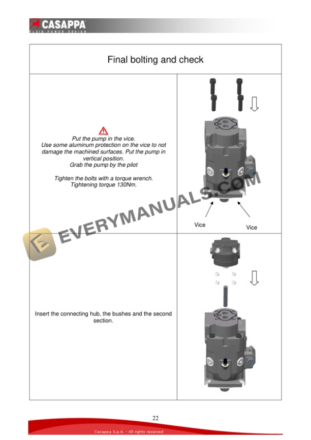 Manitou MVP60,84D,0658 LSF Pump Repair Manual 647543EN-5