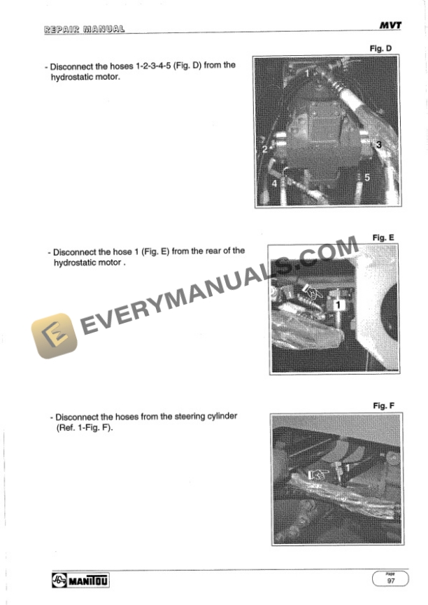 Manitou MVT 1130 L, MVT 1340 L Repair Manual 547067EN-3