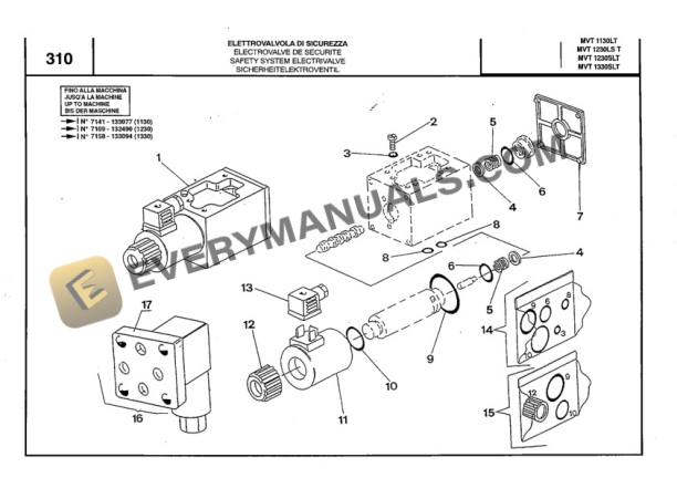 Manitou MVT 1130L T, MVT 1230LS T, MVT 1230SL T, MVT 1330SL T Comfort Line Parts Manual 547270-4