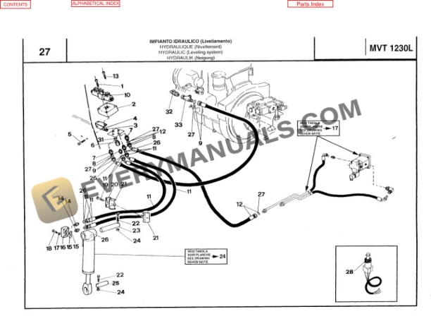 Manitou MVT 1230 L Comfort Line Parts Manual 648000-3