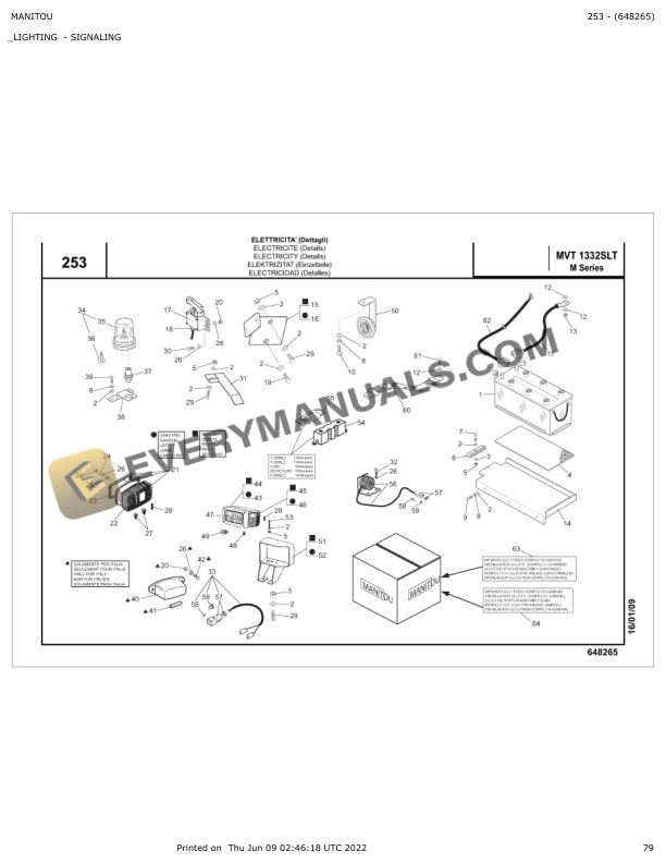 Manitou MVT 1332 SLT M Series Parts Manual 648265 4 Manitou MVT 1332 SLT M Series Parts Manual 648265 - Image 2