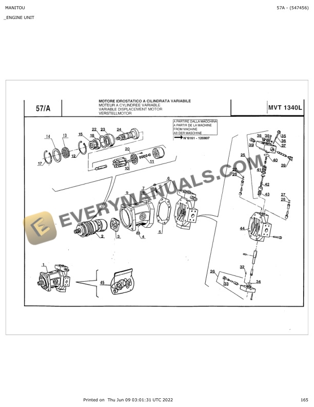 Manitou MVT 1340 L Parts Manual 547456 6 Manitou MVT 1340 L Parts Manual 547456 - Image 4