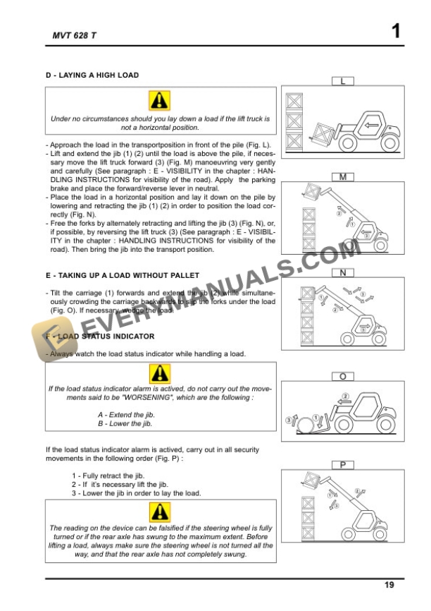 Manitou MVT 628 T E2 Operator Manual 648369EN-2