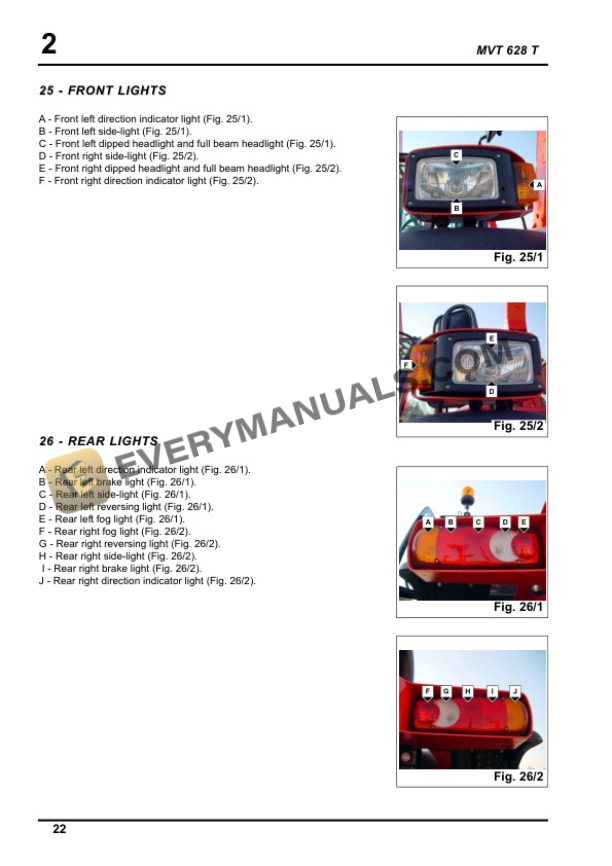 Manitou MVT 628 T E2 Operator Manual 648369EN-3