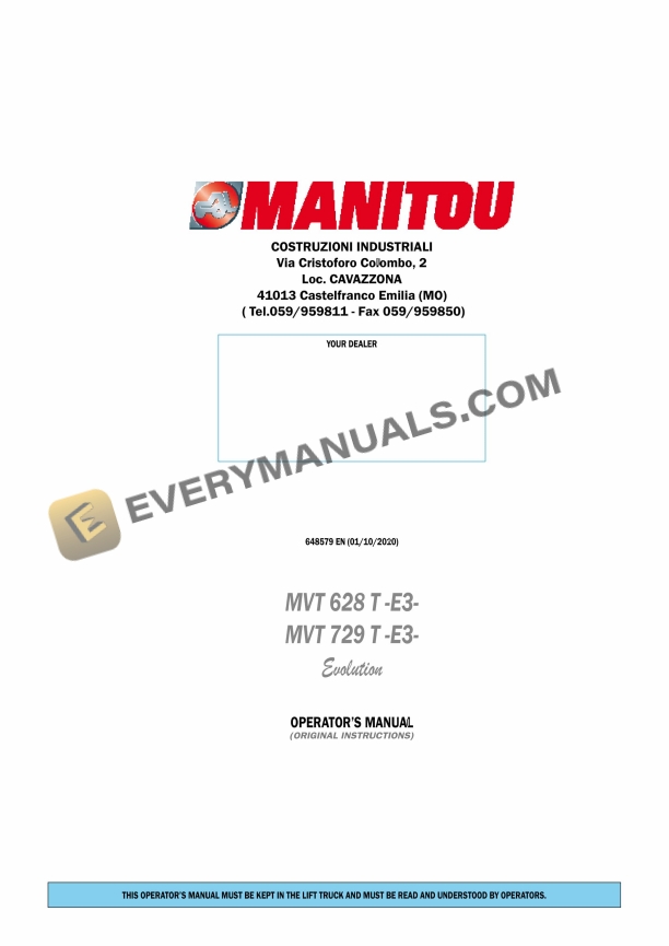 manitou mvt 628 t e3 mvt 729 t e3 evolution operator manual 648579en 1