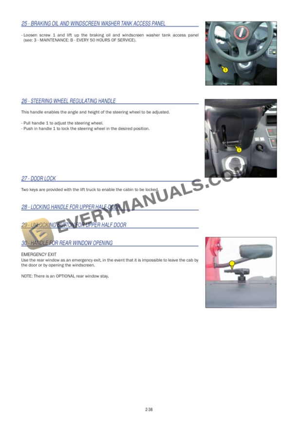 Manitou MVT 628 T -E3, MVT 729 T -E3 Evolution Operator Manual 648579EN 5 Manitou MVT 628 T -E3, MVT 729 T -E3 Evolution Operator Manual 648579EN-3