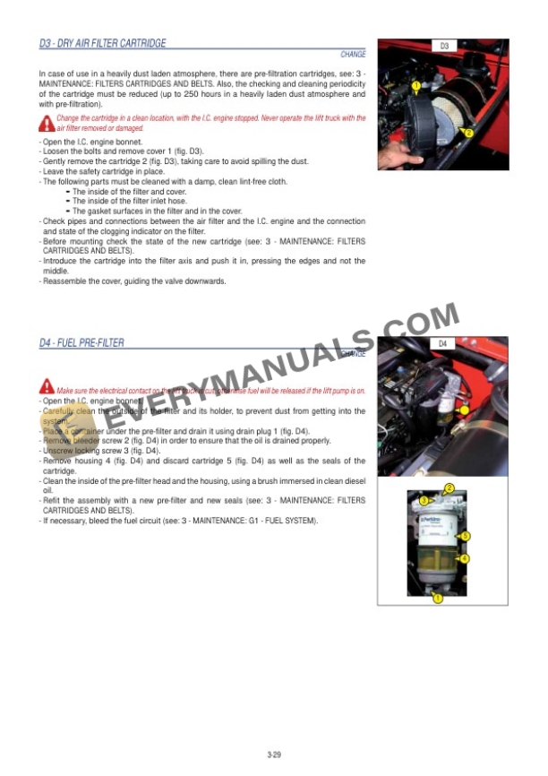 Manitou MVT 628 T -E3, MVT 729 T -E3 Evolution Operator Manual 648579EN 6 Manitou MVT 628 T -E3, MVT 729 T -E3 Evolution Operator Manual 648579EN-4