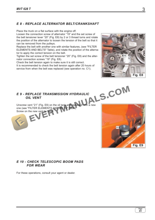 Manitou MVT 628 T (Perkins Euro 2) Operator Manual 648218EN-4