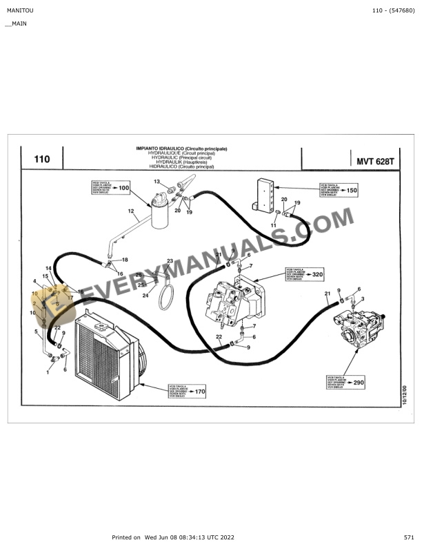 Manitou MVT 628T Comfort Line Parts Manual 547680 7 Manitou MVT 628T Comfort Line Parts Manual 547680 - Image 5