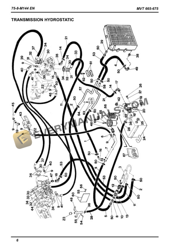 Manitou MVT 665, MVT 675 Repair Manual 0-1-M144EN-2