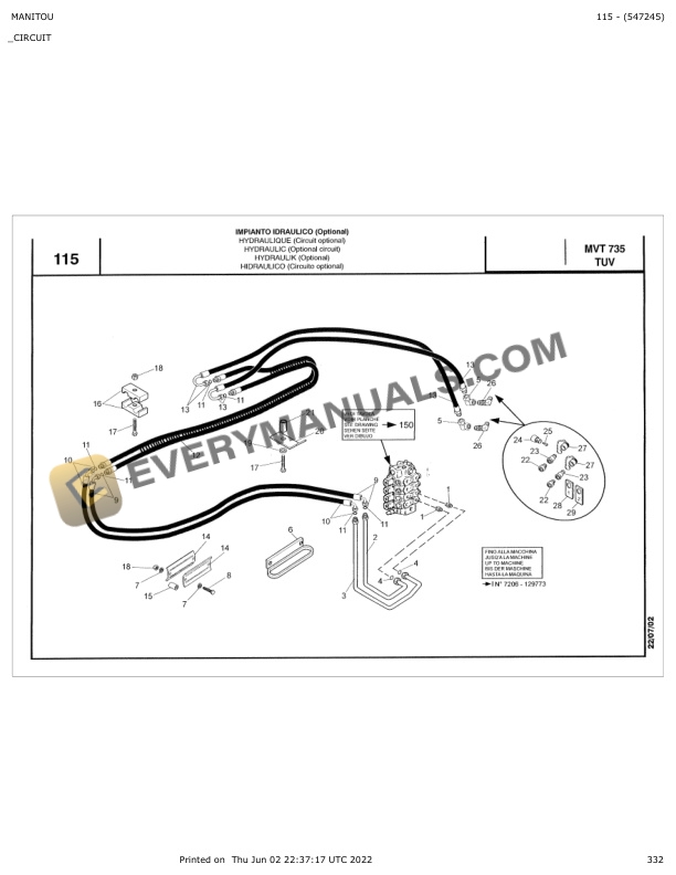 Manitou MVT 735, MVT 935 Parts Manual 547245 6 Manitou MVT 735, MVT 935 Parts Manual 547245 - Image 4