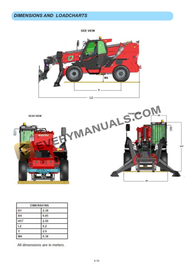 Manitou MXT 1740 BSIV Operator Manual 53113157EN-3