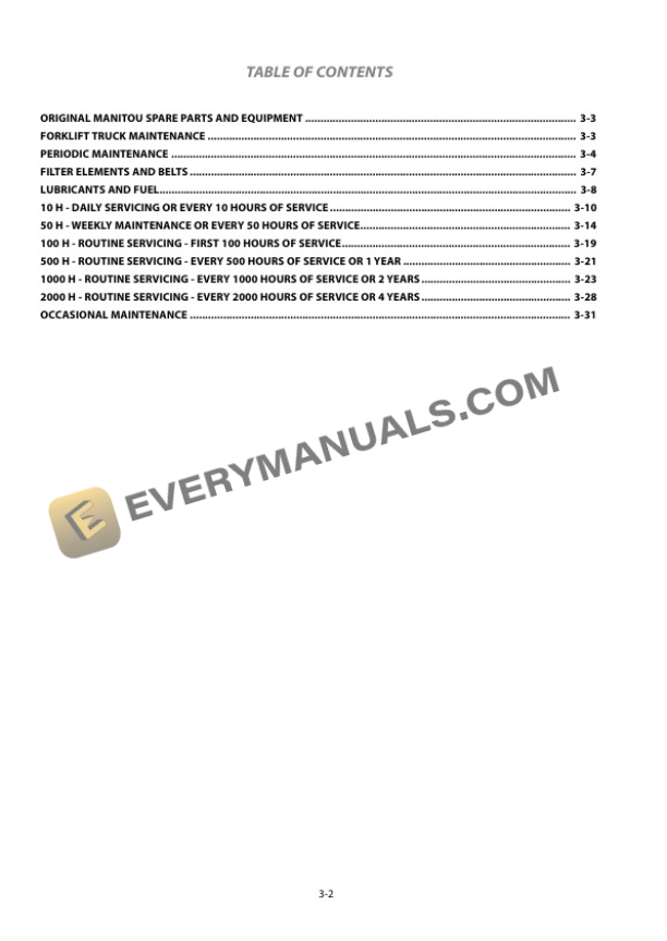 Manitou MXT 840 Kirloskar BSIV Operator Manual 53112749EN-4