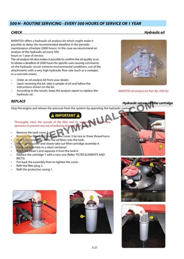Manitou MXT 840 Kirloskar BSIV Operator Manual 53112749EN-5