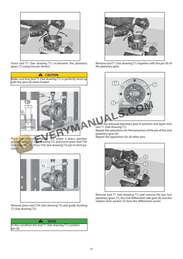 Manitou MXT 840 With Kirloskar Engine Repair Manual 53109857EN-4