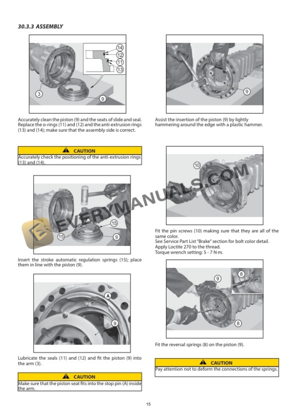 Manitou MXT 840 With Perkins Engine Repair Manual 53109860EN-3