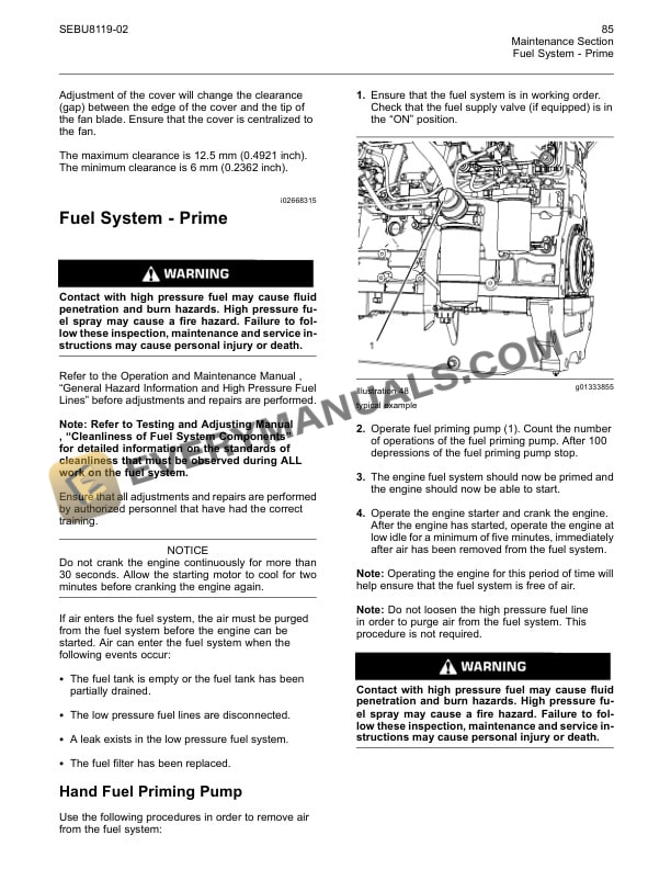 Manitou Perkins 1106D-EURO3 Engine Repair Manual 647413EN-2