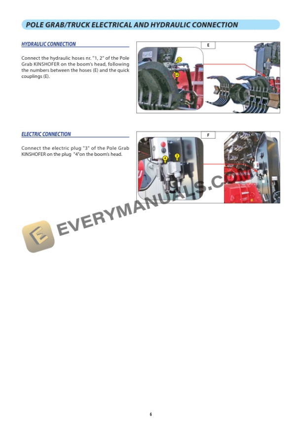 Manitou Pole Grab PH 2400, PH 3000 Operator Manual 649094EN-2
