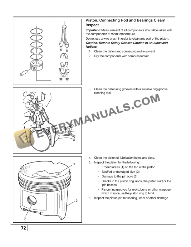 Manitou PSL 4X Engine Repair Manual 647734EN-3