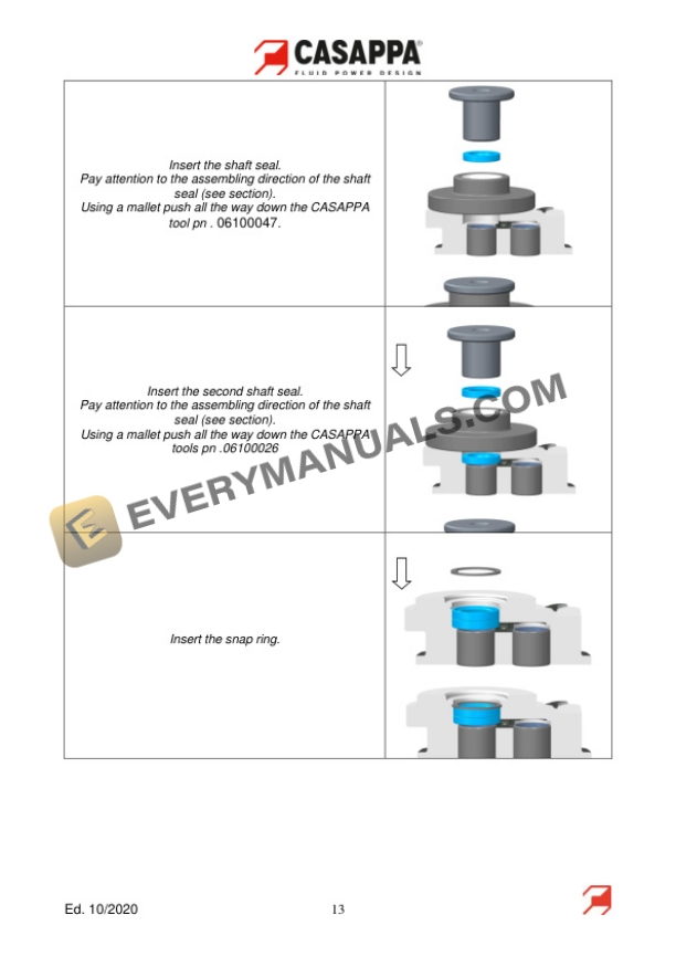 Manitou PUMP KP30.34-04S3-67 Repair Manual 647627EN-4