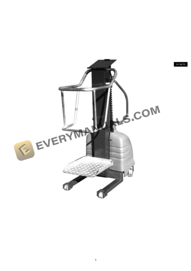 Manitou SCALA Access Platform Repair Manual 547364EN-3