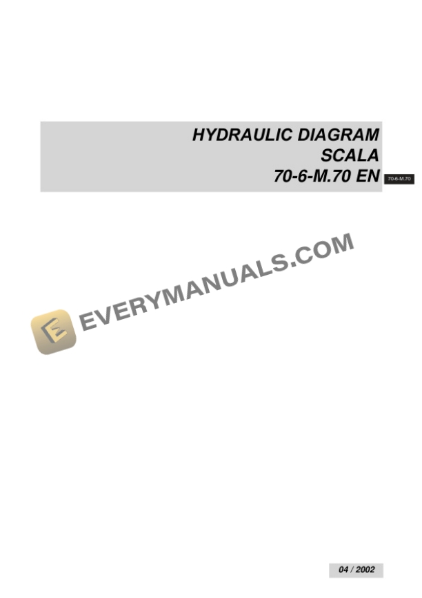 Manitou SCALA Access Platform Repair Manual 547364EN-5