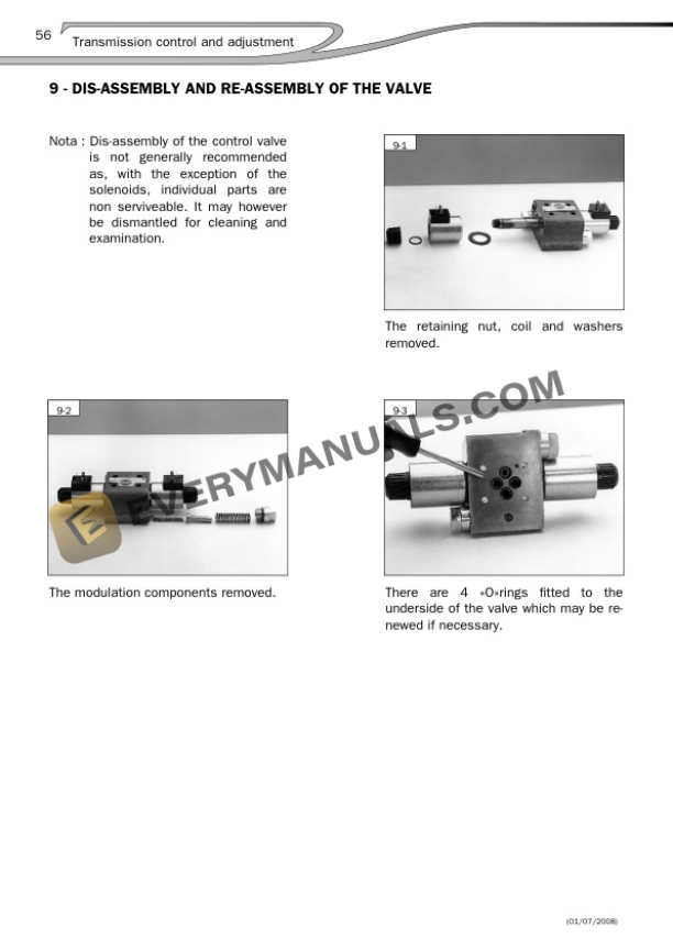 Manitou Series C- Gear Box Repair Manual 647020EN-5