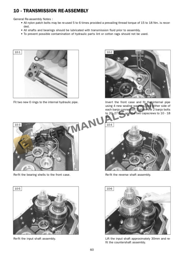 Manitou Series PG 115 Gear Box Repair Manual 647027EN-5
