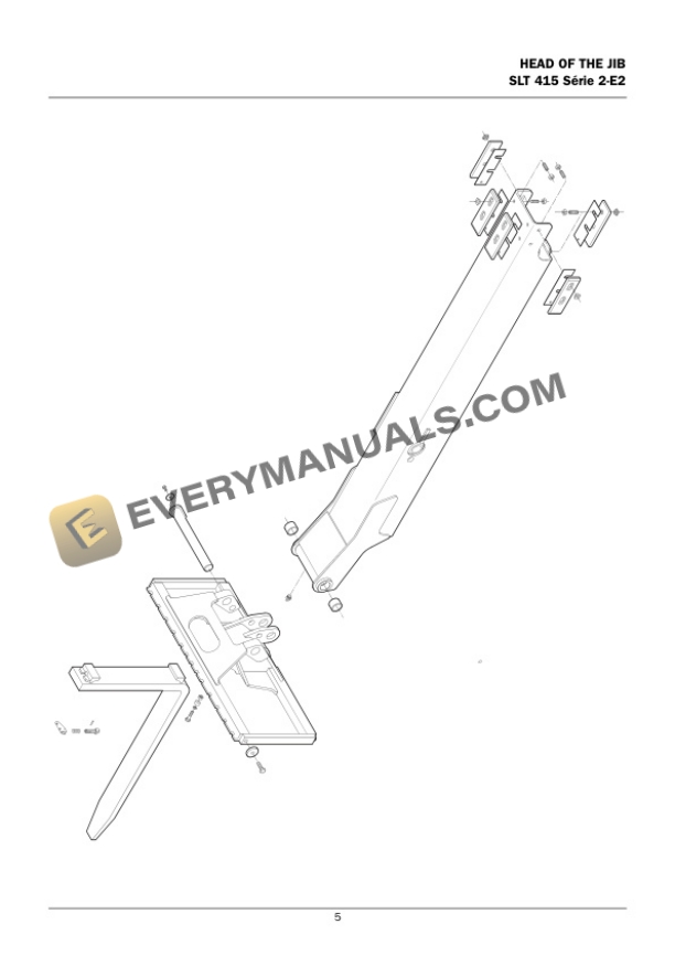 Manitou SLT 415 S2-E2, SLT 415 B S2-E2, SLT 420 B S1-E2 Repair Manual 0-1-M126EN-4