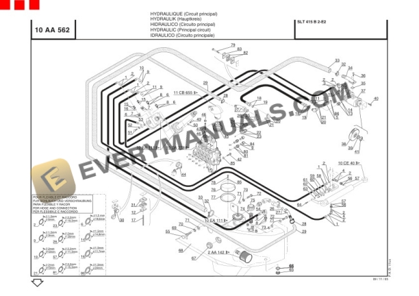 Manitou SLT415B Series 2-E2 Parts Manual 547911P-3