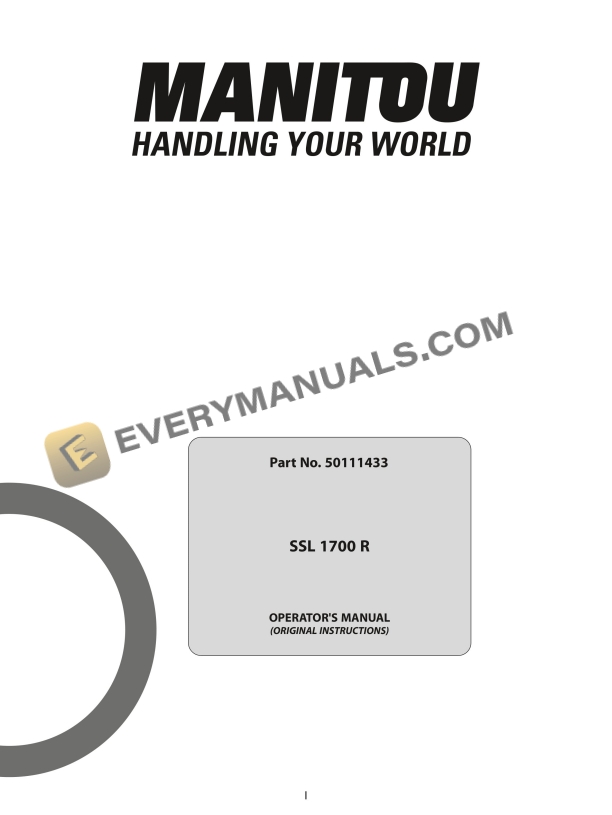 Manitou SSL 1700 R Operator Manual 50111433 2 manitou ssl 1700 r operator manual 50111433 1