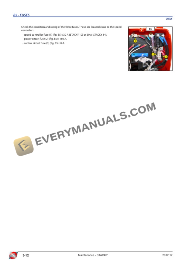 Manitou STACKY 10 FR S16, STACKY 10 FR D28, STACKY 10 LE S16, STACKY 10 LE D28, STACKY 14 Operator Manual 647263 7 Manitou STACKY 10 FR S16, STACKY 10 FR D28, STACKY 10 LE S16, STACKY 10 LE D28, STACKY 14 Operator Manual 647263 - Image 5