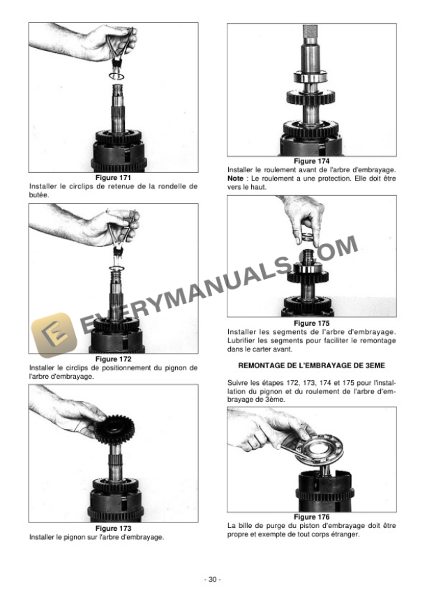 Manitou T12000 Gear Box Repair Manual 647019 FR-3