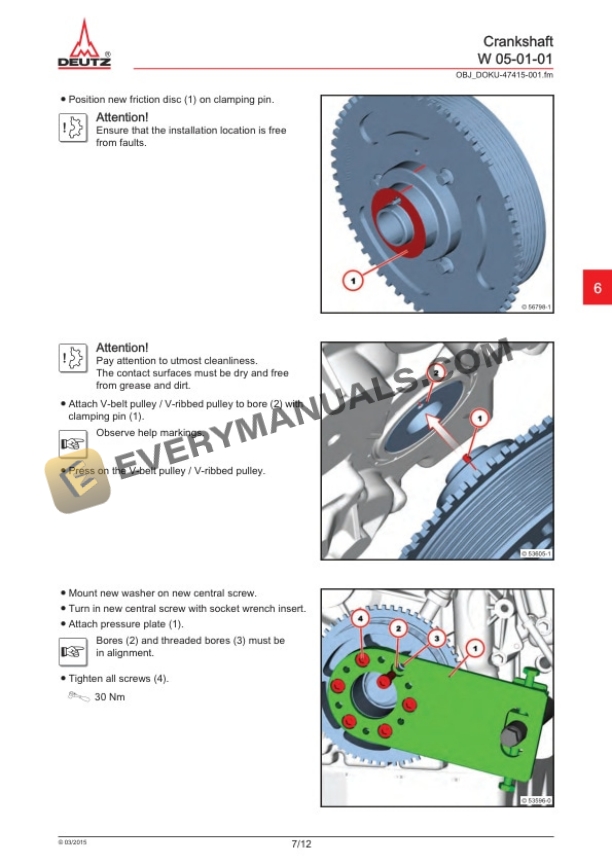 Manitou TD 3.6 L4 ST4, TCD 3.6 L4 ST4 Engine Repair Manual 647549EN-2
