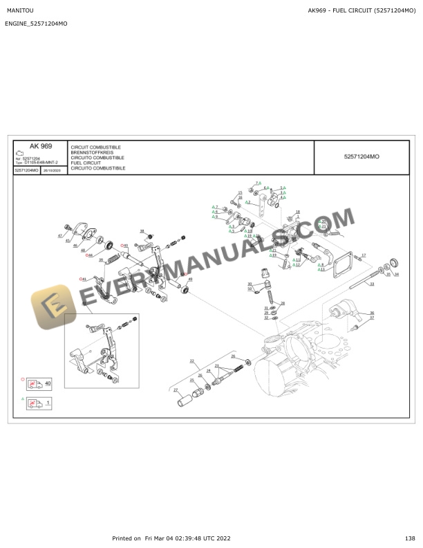 Manitou TMM 25 D K ST5 S1 Parts Manual 52643841 7 Manitou TMM 25 D K ST5 S1 Parts Manual 52643841 - Image 5