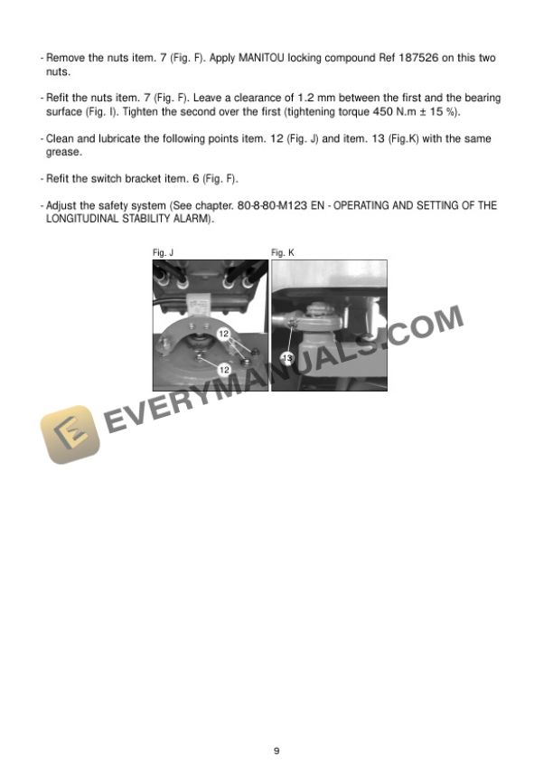 Manitou TMT 20.20 S Serie 1-E2, TMT 20.17 C Serie 1-E2 Repair Manual 547891EN 7 Manitou TMT 20.20 S Serie 1-E2, TMT 20.17 C Serie 1-E2 Repair Manual 547891EN - Image 5