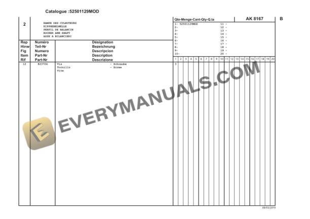 Manitou TMT 55 HT 4W T4 S2, TMT 55 XT 4W T4 S2 Parts Manual 647876-5