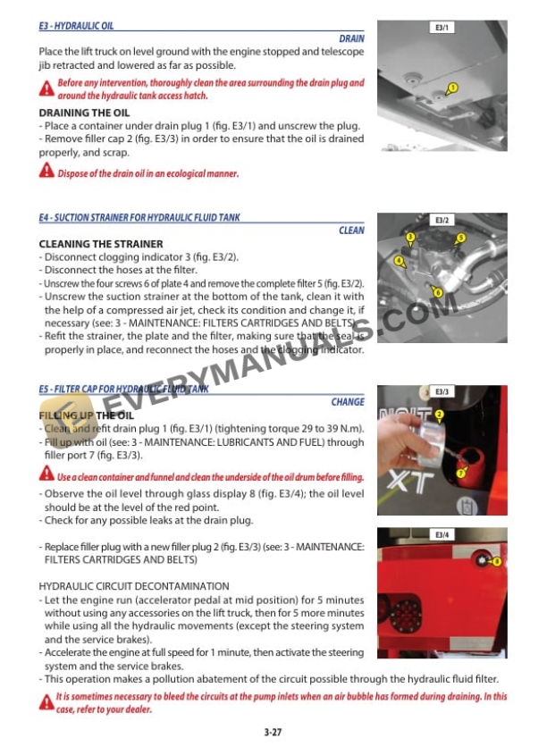 Manitou TMT 55 HT T4 S1 4 WAY T4, TMT 55 XT T4 S1 4 WAY T4 Operator Manual 647581EN-5
